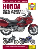 HONDA NT700V DEAUVILLE, XL700V TRANSALP (2006 - 2013) INSTRUKCJA NAPRAW