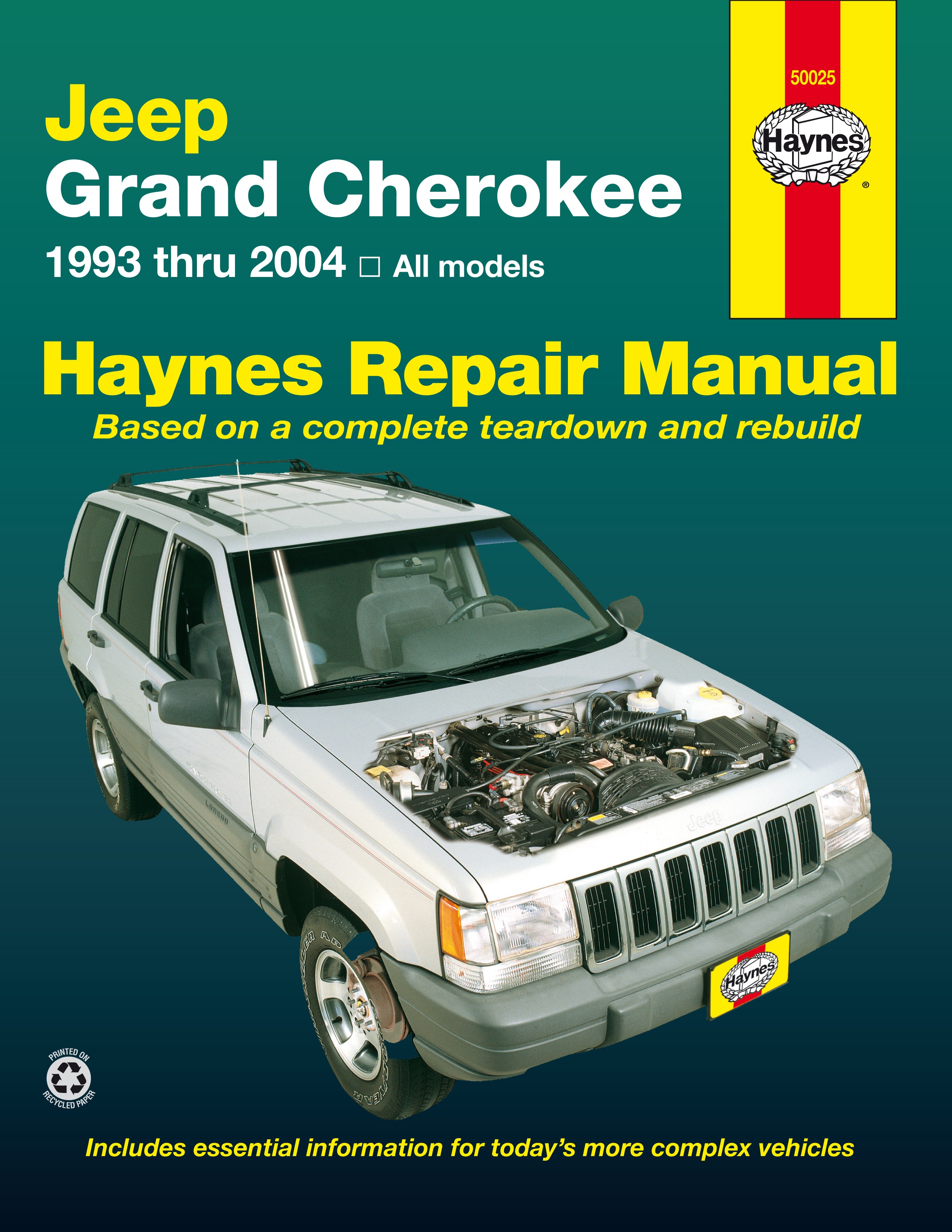 JEEP GRAND CHEROKEE (19932004) instrukcja napraw Haynes