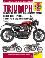 KSIĄŻKA O NAPRAWIE MOTOCYKLA TRIUMPH THRUXTON (2016-2017) - INSTRUKCJA HAYNES