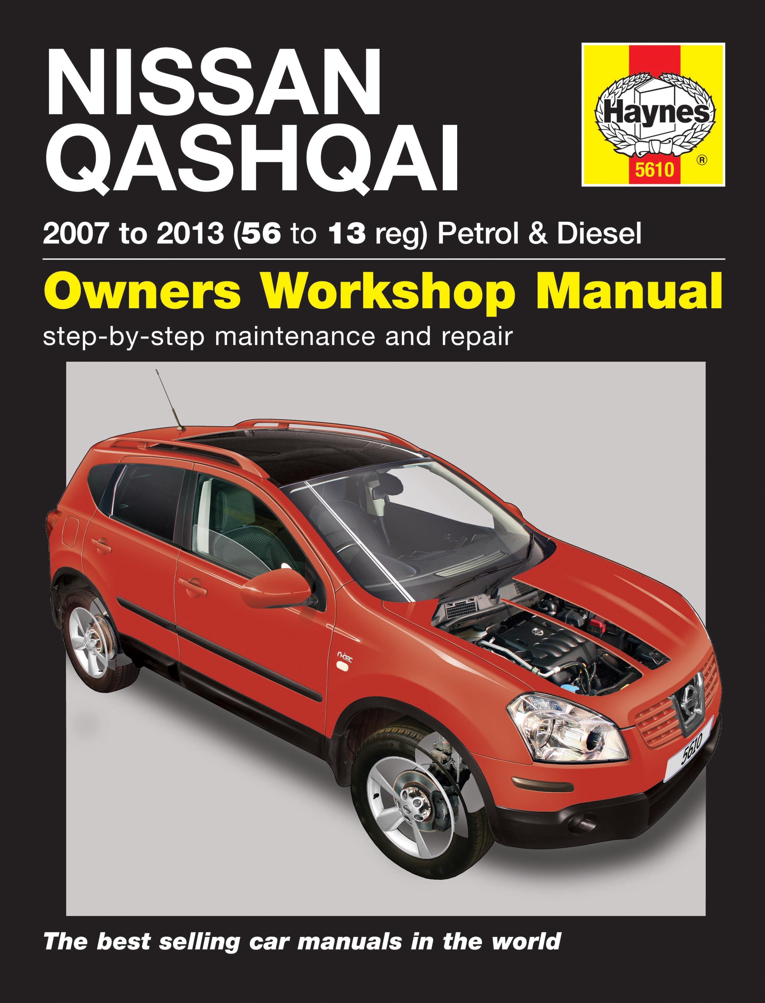 NISSAN QASHQAI (20072013) instrukcja napraw Haynes