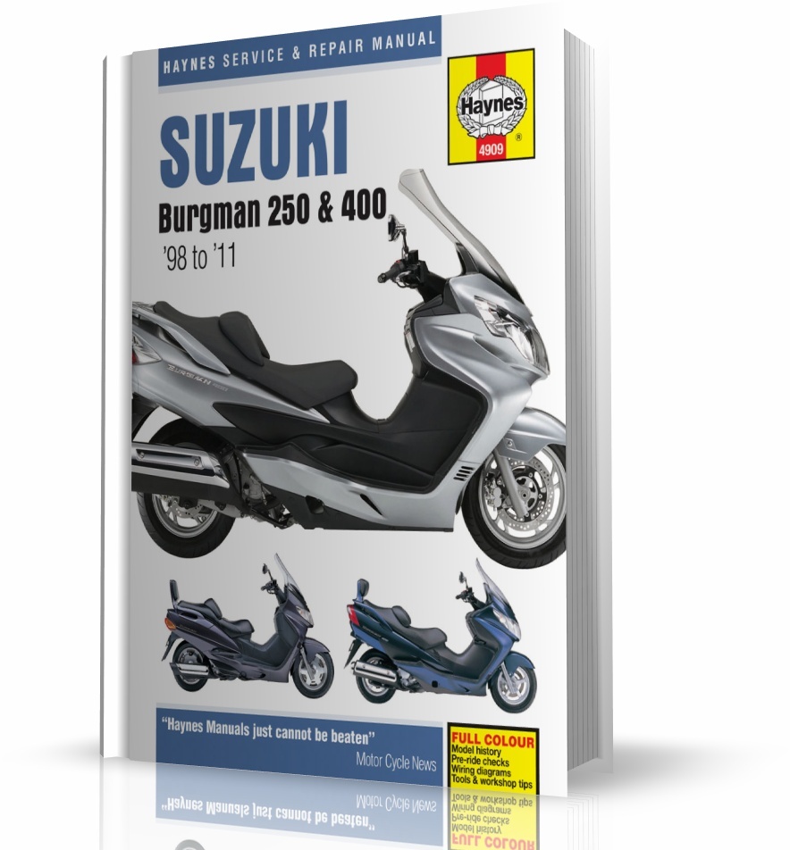 SUZUKI BURGMAN 250 400 (19982011) instrukcja napraw