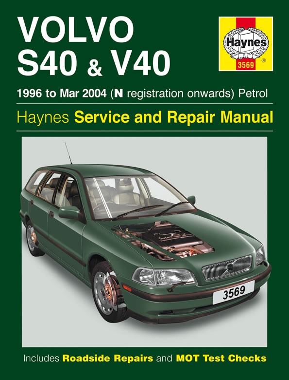 VOLVO S40 V40 (19962004) instrukcja napraw Haynes